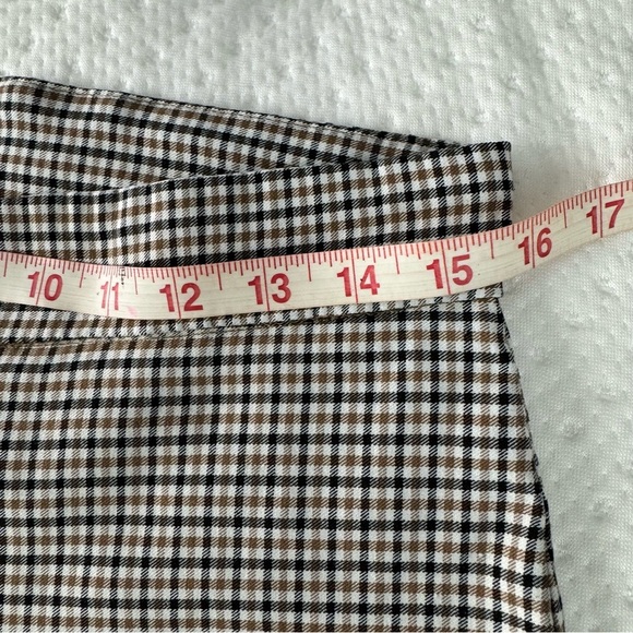 2 for $25 Carolina Belle Plaid Skinny Ankle Pants size 8 - Picture 6 of 6